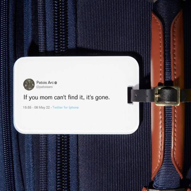 Etiqueta De Bagagem Etiqueta personalizada (Frente Insitu 4)