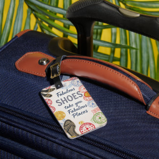 Etiqueta De Bagagem Etiqueta Personalizada para Bagagem - Sapatos Incr
