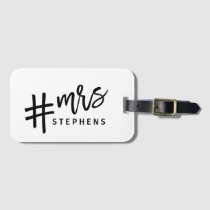 Etiqueta De Bagagem Eu acordei como este #married! SRA.