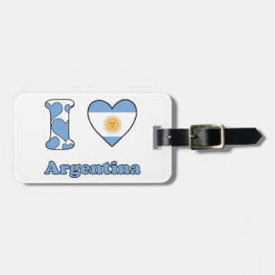 Etiqueta De Bagagem Eu amo a Argentina