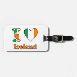 Etiqueta De Bagagem Eu amo a Irlanda