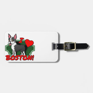 Etiqueta De Bagagem Eu amo Boston