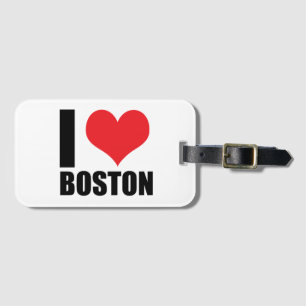 Etiqueta De Bagagem Eu amo Boston