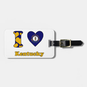 Etiqueta De Bagagem Eu amo Kentucky