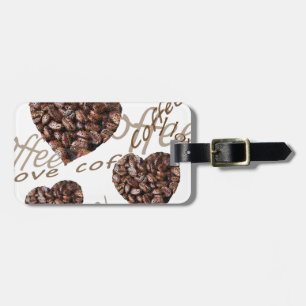 Etiqueta De Bagagem Eu amo o café!!