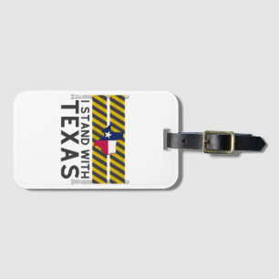 Etiqueta De Bagagem Eu Fico Com O Texas