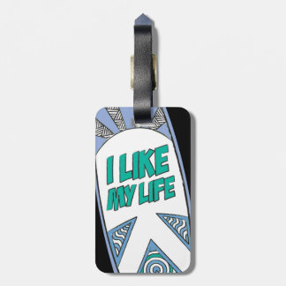 Etiqueta De Bagagem "Eu gosto Tag da bagagem do surf da MINHA vida"