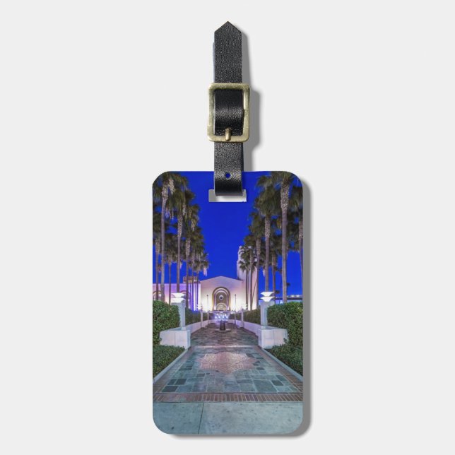 Etiqueta De Bagagem EUA, Califórnia, Los Angeles, Union Station (Frente Vertical)