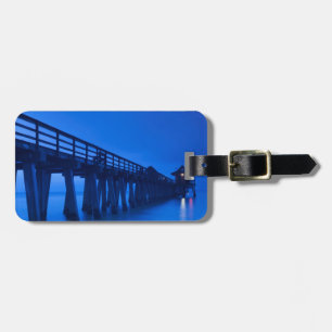 Etiqueta De Bagagem EUA, Flórida, Costa do Golfo, Naples, Pier de Napl