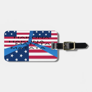 ETIQUETA DE BAGAGEM EUA HAKUNA MATATA