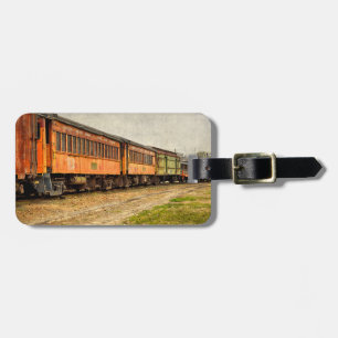 Etiqueta De Bagagem EUA, Indiana. O museu norte da estrada de ferro de