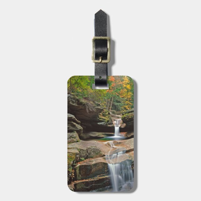 Etiqueta De Bagagem EUA, Nova Inglaterra, New Hampshire, White Mountai (Frente Vertical)