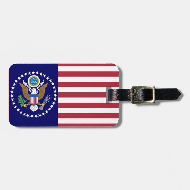 Etiqueta De Bagagem EUA para sempre (Frente Horizontal)