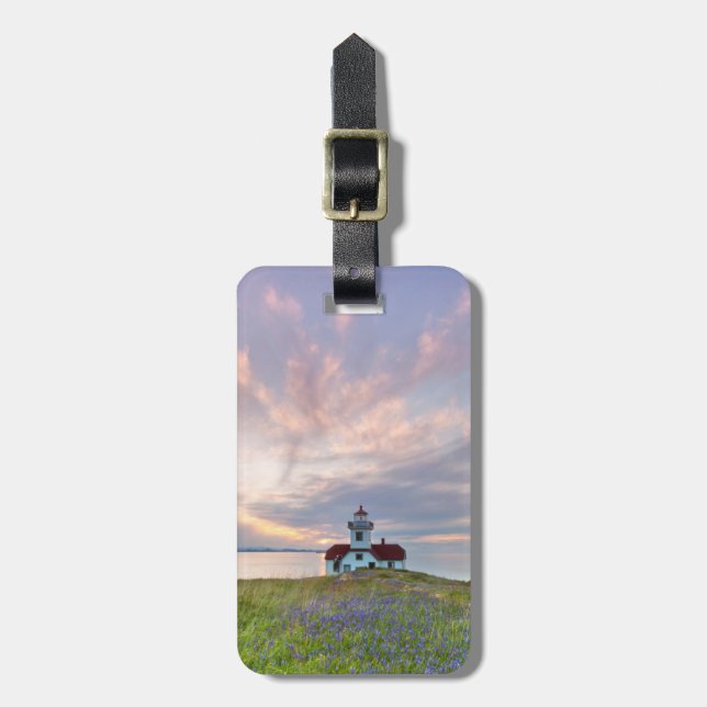 Etiqueta De Bagagem EUA, Washington, San Juan.Sunset (Frente Vertical)