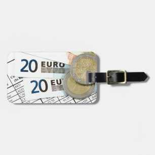 Etiqueta De Bagagem Euros