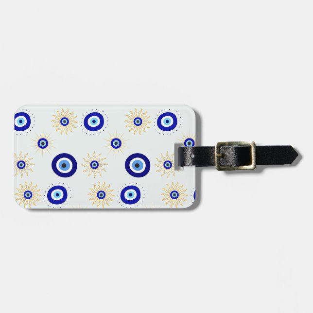 Etiqueta De Bagagem Evil Eye Symbol (Frente Horizontal)