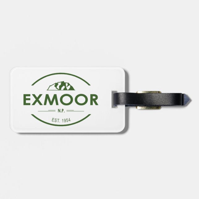 Etiqueta De Bagagem Exmoor National Park (Traseira Horizontal)