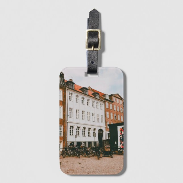 Etiqueta De Bagagem Explicação de Copenhagen (Frente Vertical)