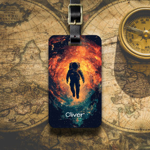 Etiqueta De Bagagem Explorador Cósmico