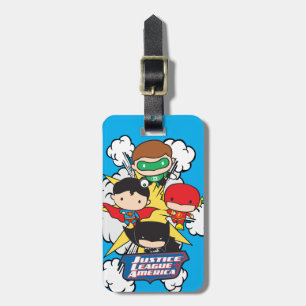 Etiqueta De Bagagem Explosão da Liga da Justiça de Chibi na América
