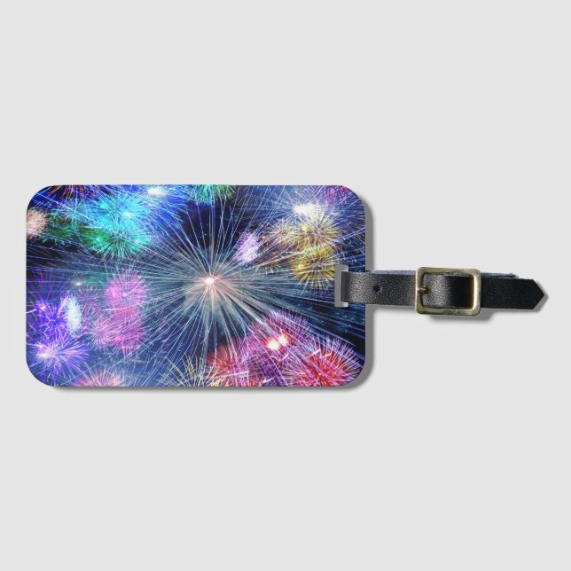 Etiqueta De Bagagem Explosão do Fireworks (Frente Horizontal)