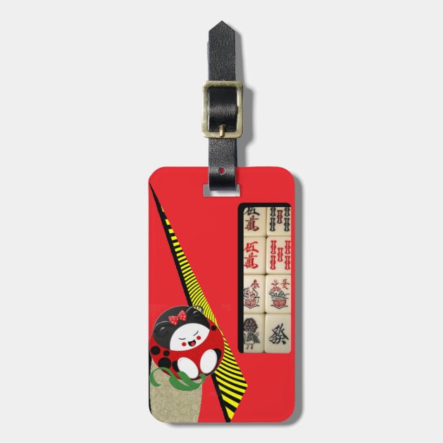 Etiqueta De Bagagem Expressão Oriental (Frente Vertical)