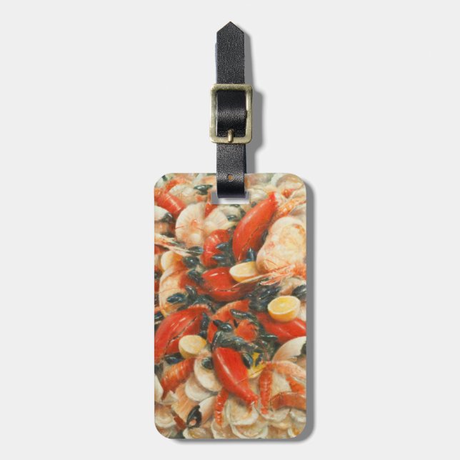 Etiqueta De Bagagem Extravagância 2010 do marisco (Frente Vertical)