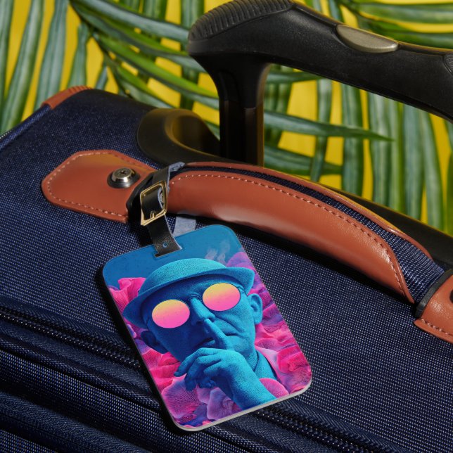 Etiqueta De Bagagem Extreme Close-Up of the Enraged Hulk (Frente Insitu 1)