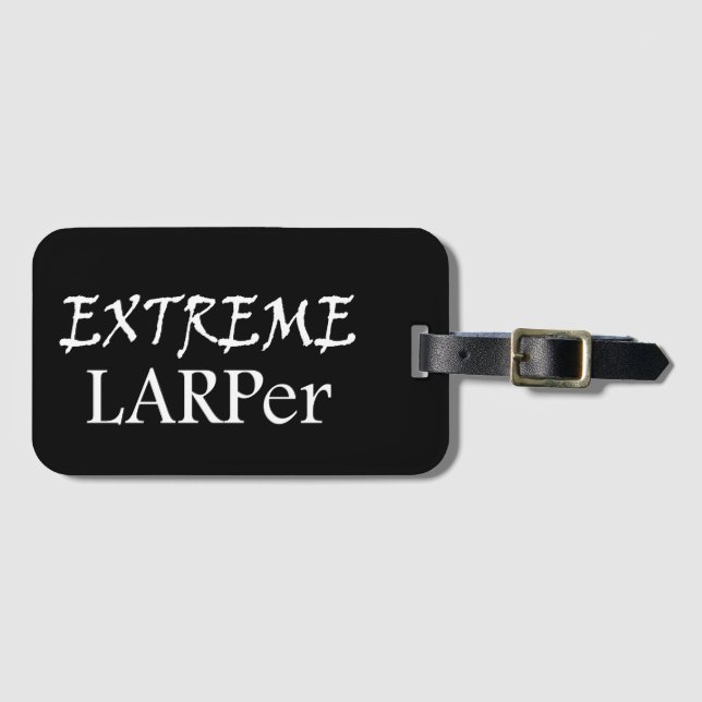 Etiqueta De Bagagem Extreme Larper (Frente Horizontal)