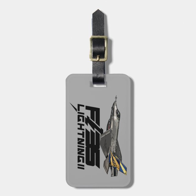 Etiqueta De Bagagem F-35 Relâmpago II (Frente Vertical)