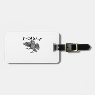 Etiqueta De Bagagem F Caw F Design Minimalista Limpo