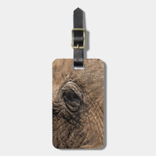 Etiqueta De Bagagem Face de um Elefante