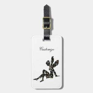 Etiqueta De Bagagem Fada Silhouette Thunder_Cove