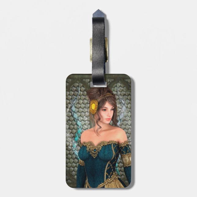Etiqueta De Bagagem Fairytale Princess (Traseira Vertical)
