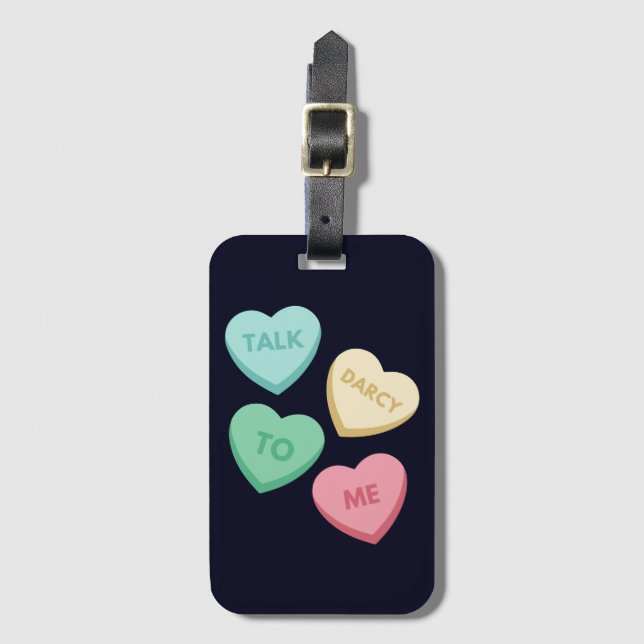 Etiqueta De Bagagem Fale comigo Darcy III (Frente Vertical)
