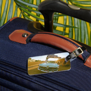 Etiqueta De Bagagem Famoso Motel Blue Swallow na Rota 66