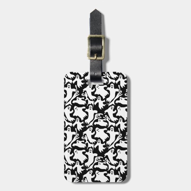 Etiqueta De Bagagem Fantasmas (Frente Vertical)