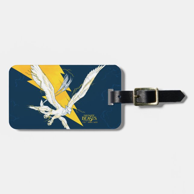 Etiqueta De Bagagem Fantastic Beasts Thunderbird (Frente Horizontal)