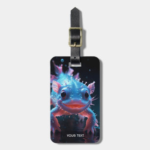Etiqueta De Bagagem Fantasy Blue Smilotl