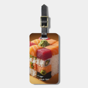 Etiqueta De Bagagem Fantasy Cubo Sushi Pequeno