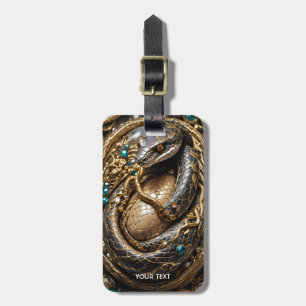Etiqueta De Bagagem Fantasy Cute Eggs Cobra