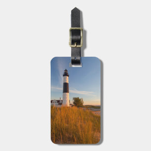 Etiqueta De Bagagem Farol Big Sable Point no Lago Michigan 3