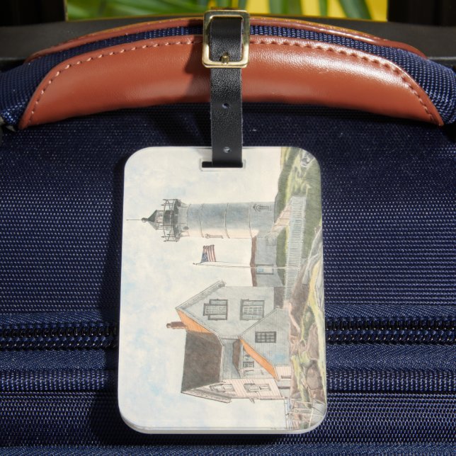 Etiqueta De Bagagem Farol de Cape Neddick (Frente Insitu 2)