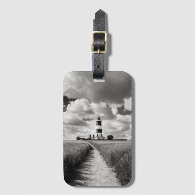 Etiqueta De Bagagem Farol de Happisburgh (Frente Vertical)