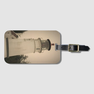 Etiqueta De Bagagem Farol do rio Umpqua, OR