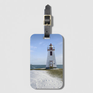 Etiqueta De Bagagem Farol   Novo Brunswick de Arran da polegada