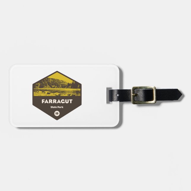 Etiqueta De Bagagem Farragut State Park Idaho (Frente Horizontal)