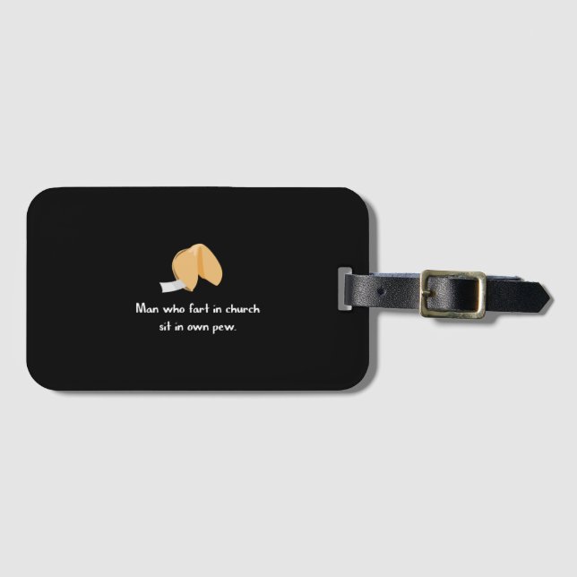 Etiqueta De Bagagem Fart na igreja (Frente Horizontal)
