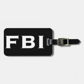 ETIQUETA DE BAGAGEM FBI LEGAL