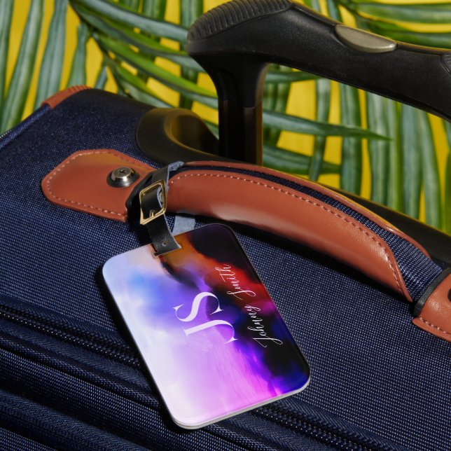 Etiqueta De Bagagem Fé pode fazer milagres mimar monograma (Frente Insitu 1)